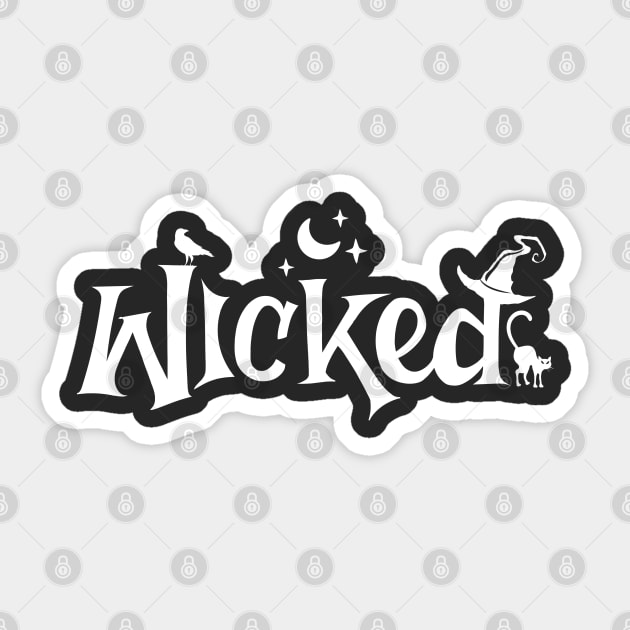 Wicked Funny Halloween Wicked Witch Sticker by Fitastic